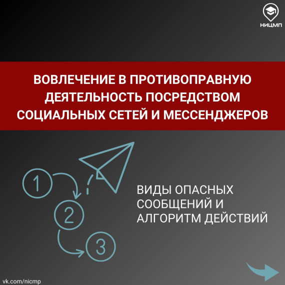 «Вовлечение в противоправную деятельность посредством соц. сетей и мессенджеров».